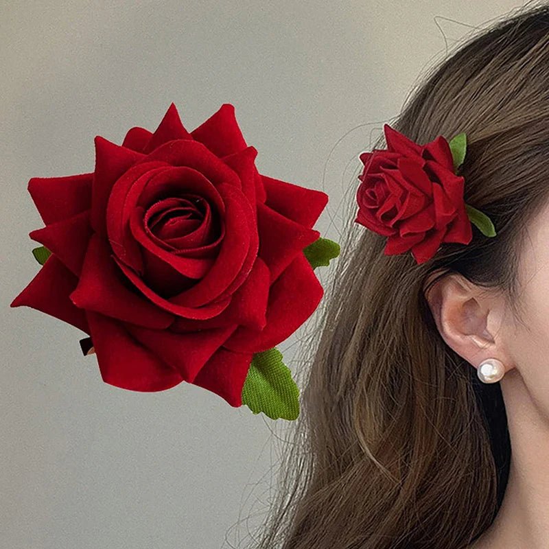 RoseFlower™ - Rouge - Ma coiffure à la mode