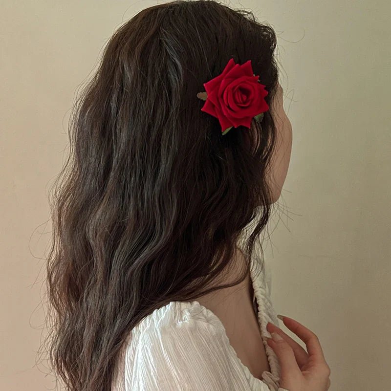 RoseFlower™ - Rouge - Ma coiffure à la mode